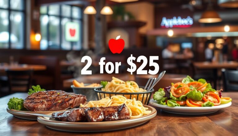 2 for $25 Applebee's Menu with Prices