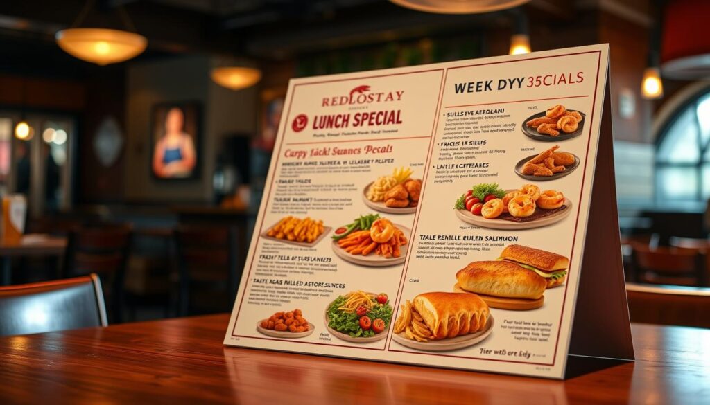 Red Lobster lunch combos menu specials