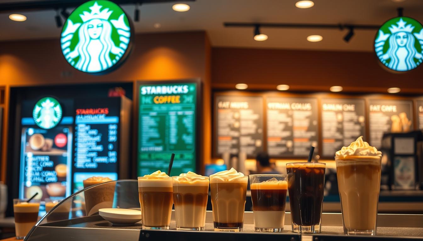 Starbucks Coffee drinks Menu