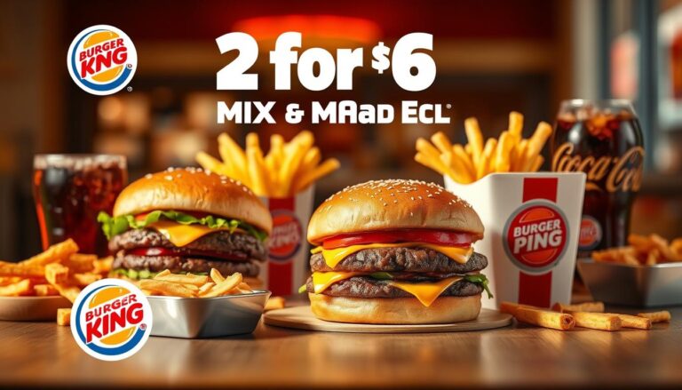 burger king 2 for 6 mix and match