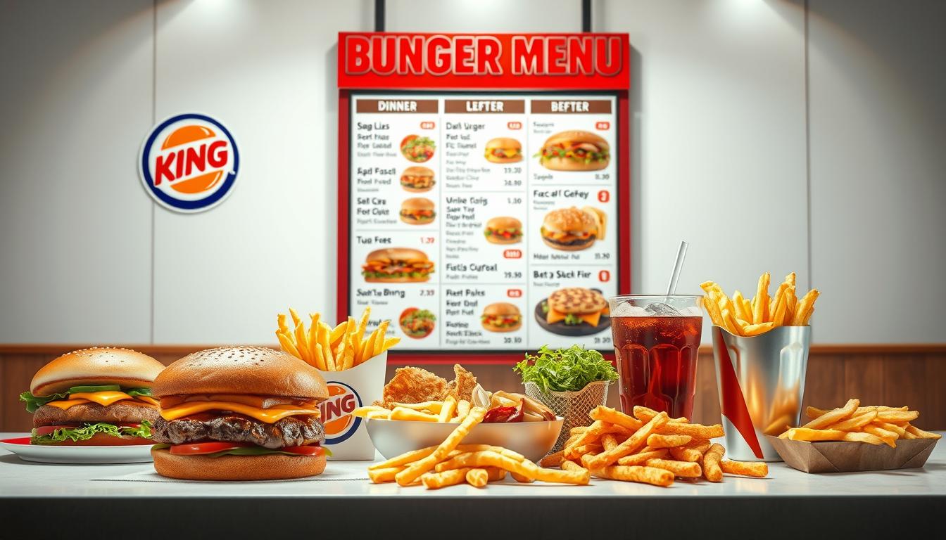 burger king dinner menu