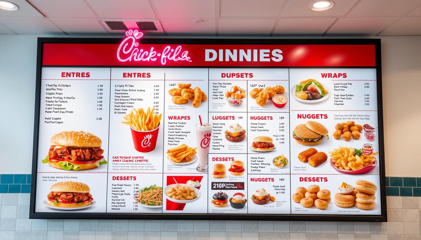 chik fill a dinner menu