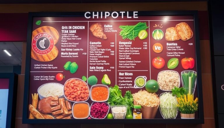 chipotle menu