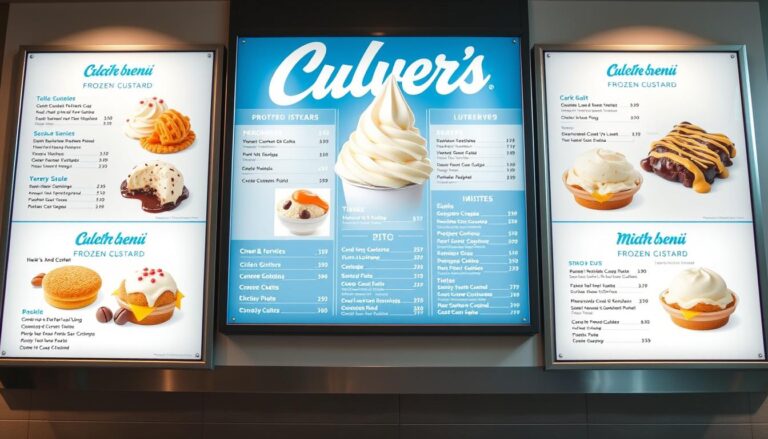 culvers ice cream menu