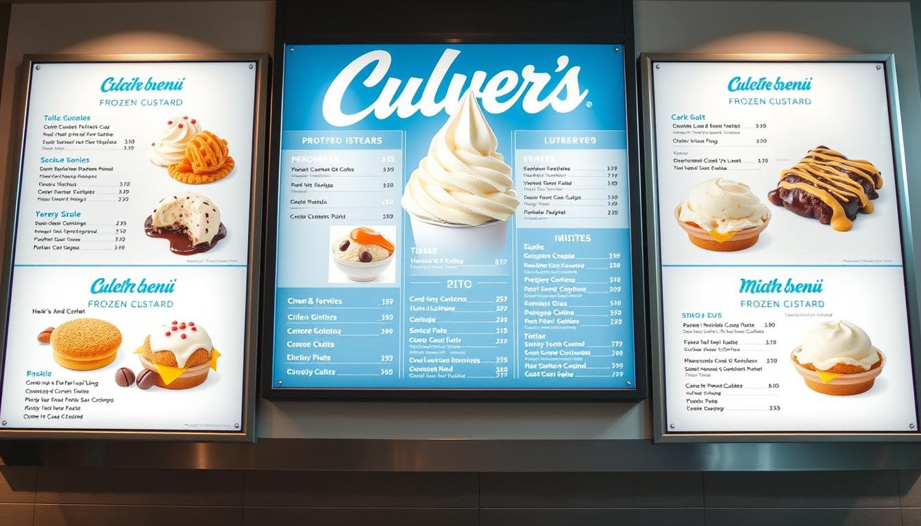 culvers ice cream menu