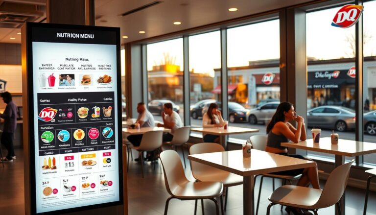 dairy queen nutrition menu