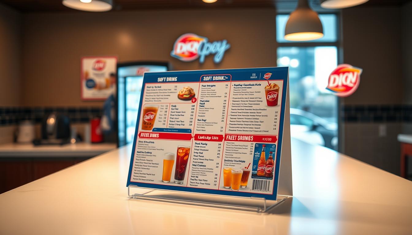dairy queen soft-drink menu