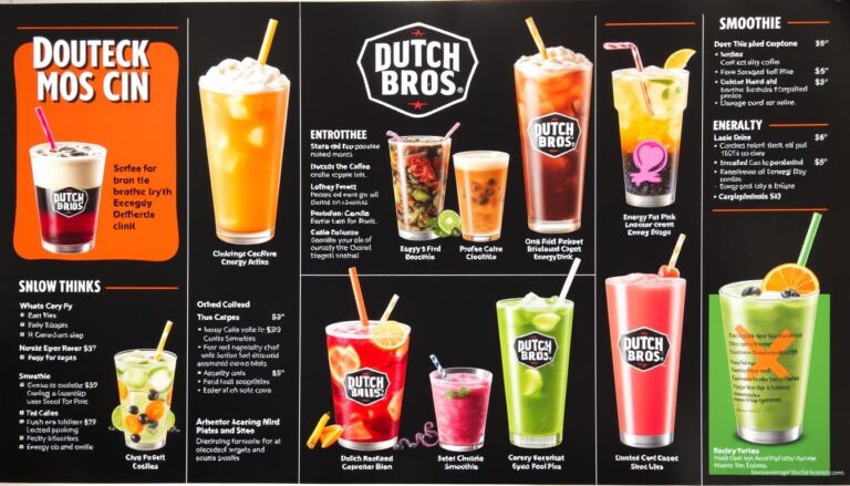 dutch bros drink menu