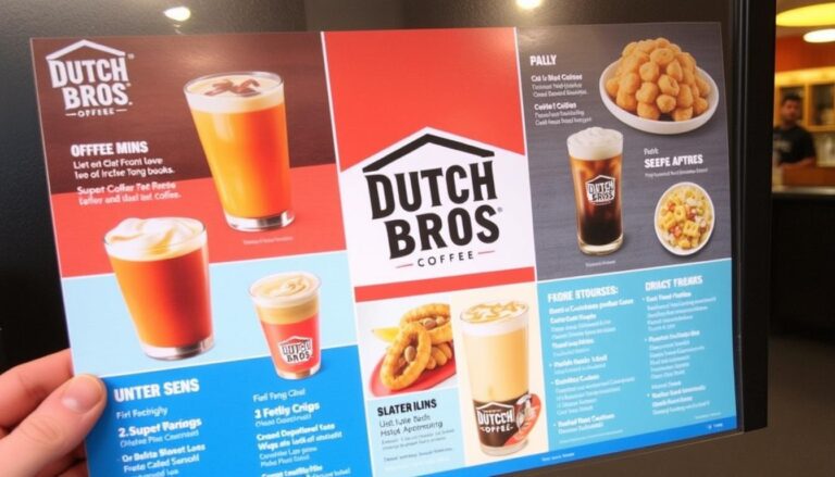 dutch bros menu