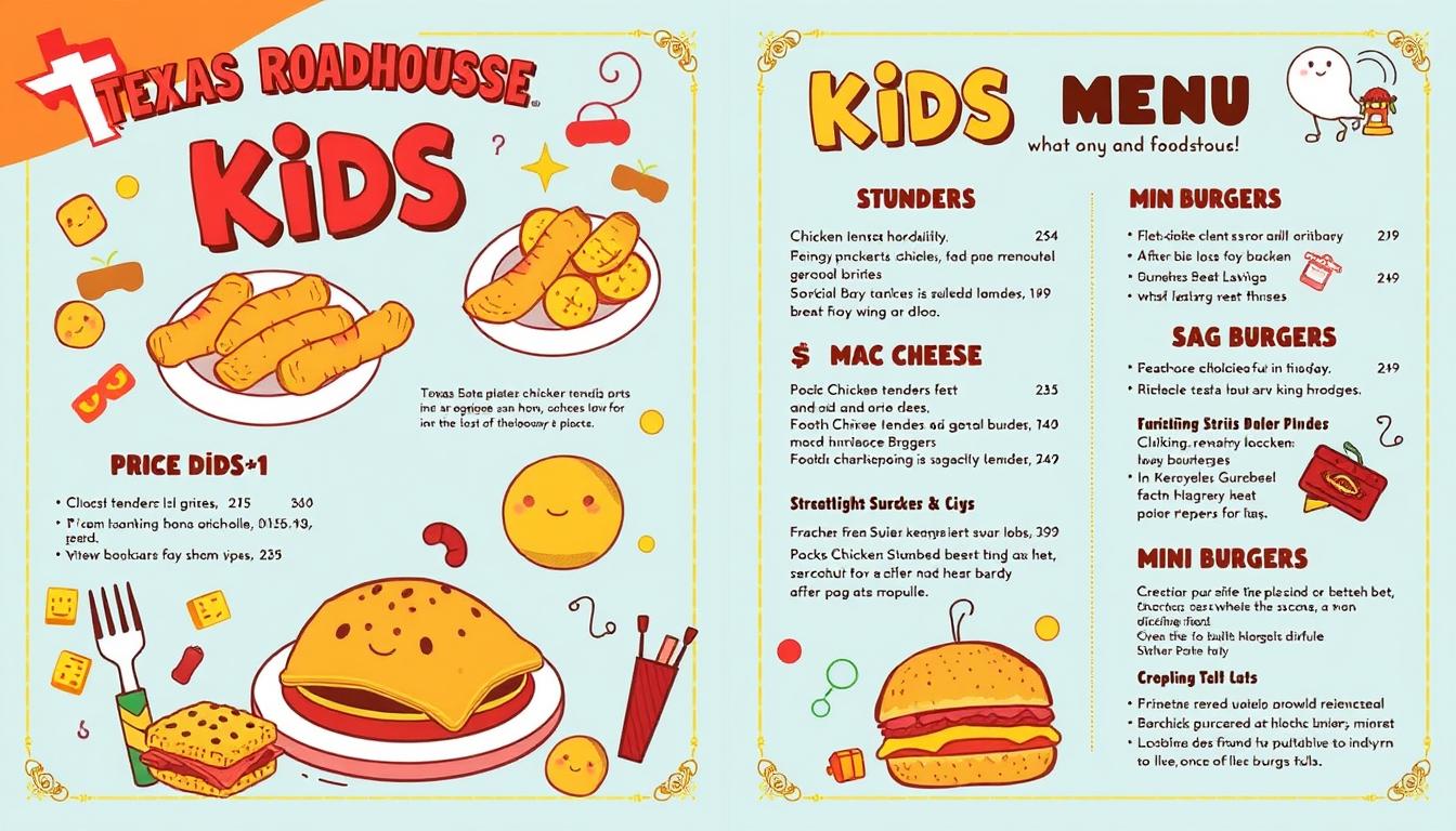 texas roadhouse kids menu