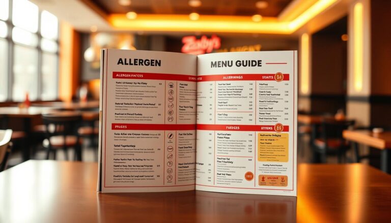 zaxby's allergen menu