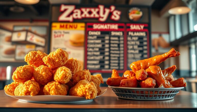 zaxby's chicken fingers &amp; buffalo wings menu
